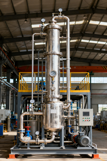 Main Components Of A Skid Mounted Distillation Unit